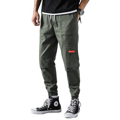 China Anti-Static Custom Cotton Fashion Pants Hip Hop Black Empty Cargo Pants For Men for sale