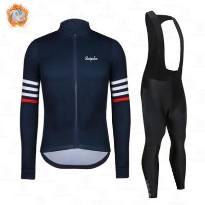 China 2020 Team Ralvpha Winter Fleece Cycling Jersey Breathable Clothing MTB Bib Cycling Pants Set Ropa Ciclismo Triathlon Set for sale