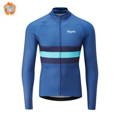 China Ralvpha Breathable 2020 Winter Fleece Thermal Men Bike Cycling Cycling Team Outdoor Mountain Road Uniform Long Sleeve Tank Top Clothing for sale