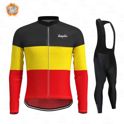 China Thermal Breathable Fleece Winter Ralvpha Cycling Singlet Set 2021 Cycling Suits Mountian Cycling Ropa Ciclismo Cycling Clothing for sale