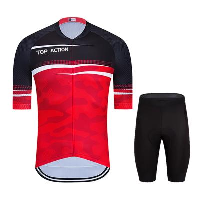 China 2021 Viable Professional Cycling Clothing Suits Cycling Clothing Bib Shorts Set Men Bike Triathlon Team Uniform for sale