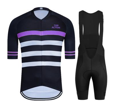 China New Breathable Road Cycling Suit Short Sleeve Cycling Outdoor Clothing For Summer Breathable And Quickly Dry for sale