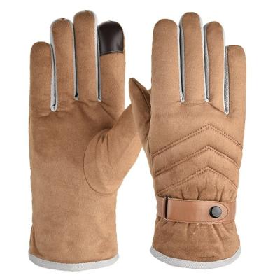 China Mittens 2021 New Outdoors Improved Thicken Soft Winter Gloves Touch Screen Windproof Gloves for sale