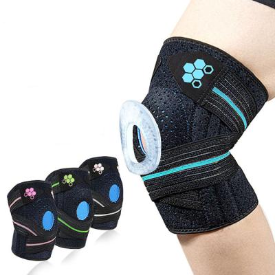 China Strap Gel Patella Knee Support Designed Universal 2021 New Best Double Stabilizers Velcro for sale