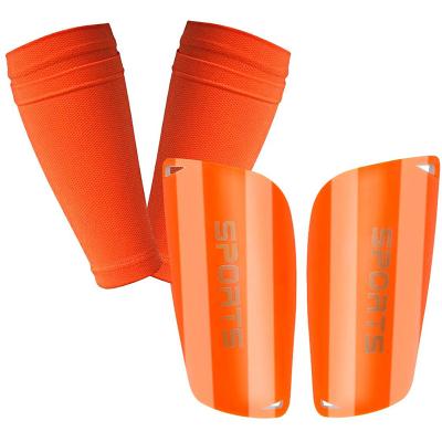 China Excellent Universal Football Gear Canilleras Protective Football Shin Guards With Compression Socks for sale