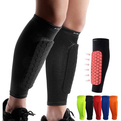 China Universal High Quality Amazon Football Shin Guard Muttahida Majlis-e-Amal Football Leg Protection Shin Guards Sleeves for sale