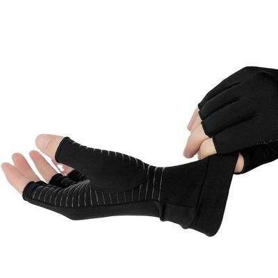 China Arthritis Therapy Daily Life Black Copper Gloves for Arthritis for sale