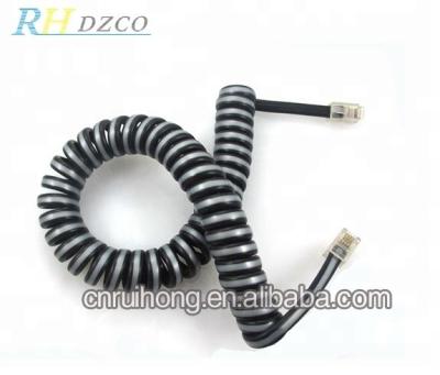 China Promotional line 2 conductor CCS telephone connection rj11 telephone cord for sale