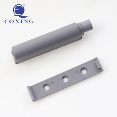 China Modern Plastic Magnetic Door Openers Soft Closet Door Openers Soft Narrow Push Fittings Furniture Hardware Push Fittings Open System Rebound Tip Device Closet Kexing for sale