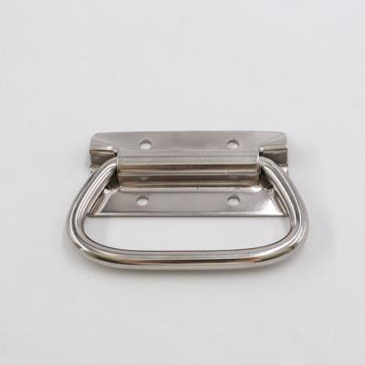 China 201 modern stainless steel furniture prop box tool case handle curve trunk handle factory direct sales for sale