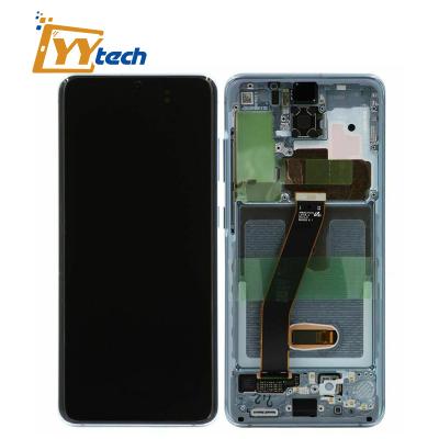 China Original YYtech Replacement AMOLED LCD Display Touch Screen LCD Mobile Phone For Samsung Galaxy S20 OLED 6.2 inch LCD for sale