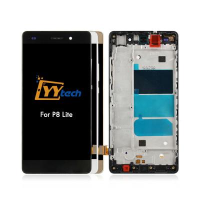 China YYtech Replacement Digitizer LCD Display Mobile Phone Pantalla Touch Screen For P8 Lite 2015 5.0 inch LCD for sale