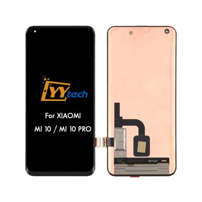 China Original YYtech MI 10 Amoled LCD Screen and Digitizer Assembly For Xiaomi MI 10 Pro Lcd Display Pantalla Para Celulares 6.67 inch for sale