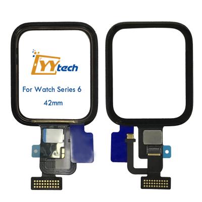 China 38mm 42mm Touch Screen Digitizer For Apple Watch S2 S3 Front Glass Sensor Outer Panel Cover With Flex Cable Series 6 1.65 inch for sale