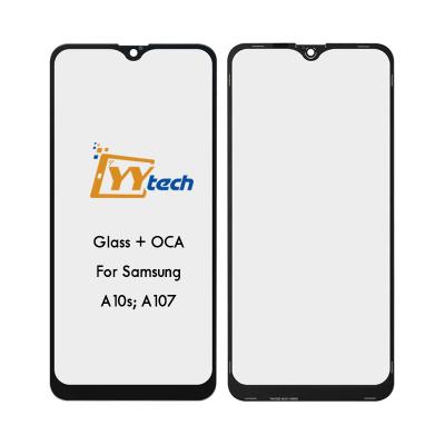 China YYtech A10s Glass For Samsung Galaxy A10S A107 Front Outer Glass Lens Panel Replacement With 6.2 inch OCA for sale