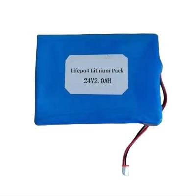 China Custom 2000mAh Lifepo4 Lithium Ion Battery 24V 20Ah with IEC CE certificated Rechargeable Battery pack for sale