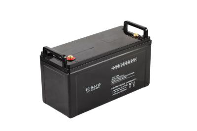 China Sealed 12V120AH VRLA Deep Cycle Gel Marine Battery Female Copper Insert M8 for sale