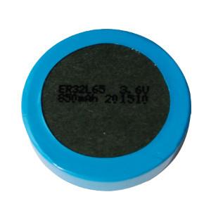 China 55g Weight Li Socl2 Lithium Battery , Lithium Cylinder Battery ER32L65 3.66V OCV for sale