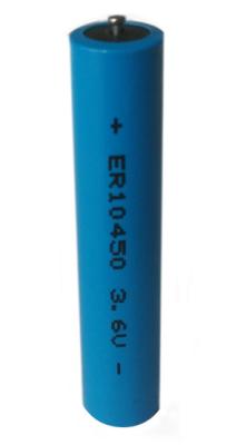 China Blue Color ER10450 Lithium Thionyl Chloride Battery Operating Temperature -40℃ To 85℃ for sale