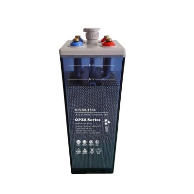 Chine Batterie de plat tubulaire compacte, batterie profonde de cycle du gel 2V1500Ah fortement fiable à vendre