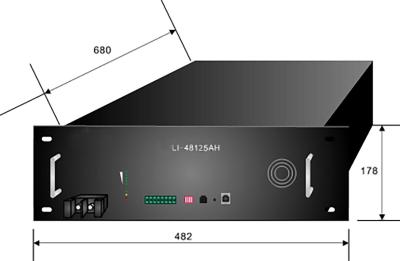 China Lithium-Batterie Ion Batterys 48V125AH des Lithium-LiFEPO4 für Sonnensystem zu verkaufen