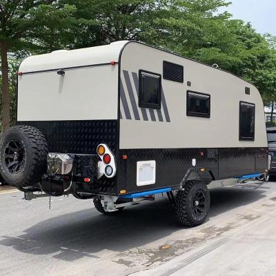 China Best soft travel trailer australian standard off road motorhome camper trailers caravan for sale for sale