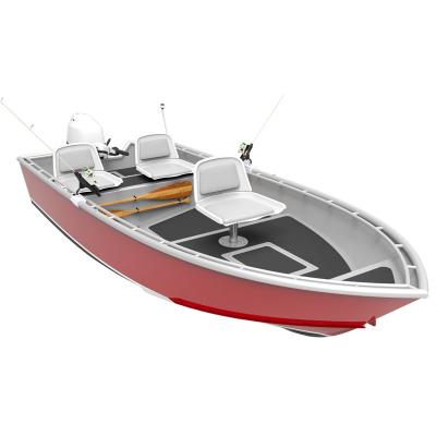 China 4.3M aluminum small 4 person luxury aluminum speed boat fishing yacht for sale for sale