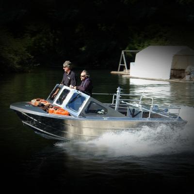 China 2021 NEW 16ft/18ft/19ft Welded Aluminum Fishing Jet Speed ​​Boat For Sale for sale