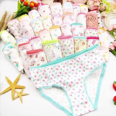 China QUICK DRY Cute Girl's 100cotton Panties Brief Underwear for sale