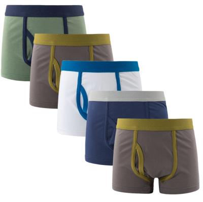 China Kids S Thermal Cute Underwear Boys Durable Light Weight Modal High Quality And Breathable Blue Yellow Spandex OEM Quantity for sale