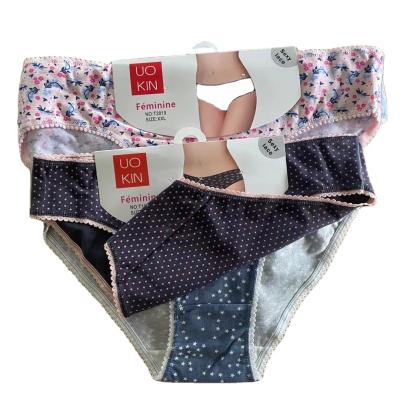 China Lady Breathable Cotton Mommy Big Waist Panties Underwear Brief for sale