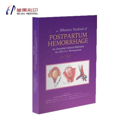 China paper & Full Color Cardboard University Pharmacology Student Text Book Printing for sale