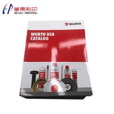 China Durable custom cheap softcover catalog book printing services for sale