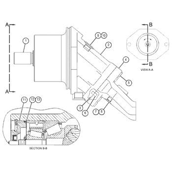 China 159-7162 0R4613 For CAT Track D8R, D8R II   hydraulic  MOTOR GP-PISTON  Aftermarket Original ROTATING GP-MOTOR for sale