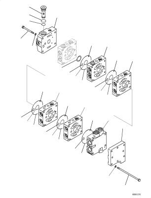 China 723-15-13200 7231513200 For Komatsu D39EX-22 D39PX-22 D31EX-22 D31PX-22 D37EX-22 BULLDOZERS Hydraulic Main Control Valve  Construction Machinery Parts Aftermarket High quality Original for sale