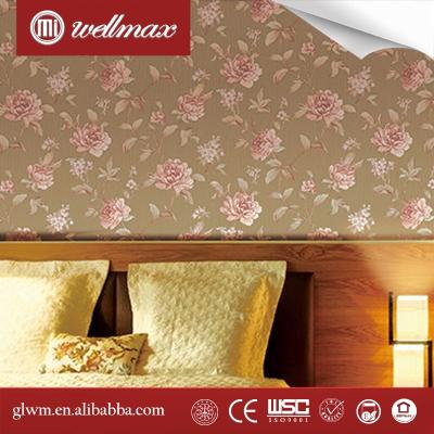 China Wallcovering 2016, Beautiful Design Wallpaper Home Wellmax 3d Effect Wallpaper Breathing Decoration for sale