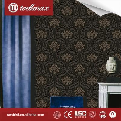 China Germany quality style nature manufacturer breathing warm flocking well wallpaper for sale