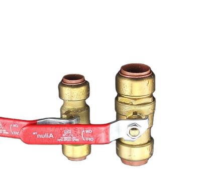 China Thrust Adjustment 1/2 Inch Lead Free Brass Ball Valve for sale