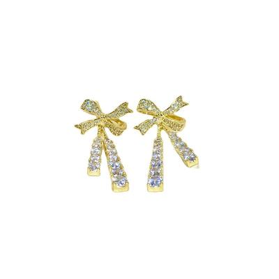 China The office/career Korean version of the light earrings temperament luxury fringe is door crystal crystal, earrings wholesale for sale