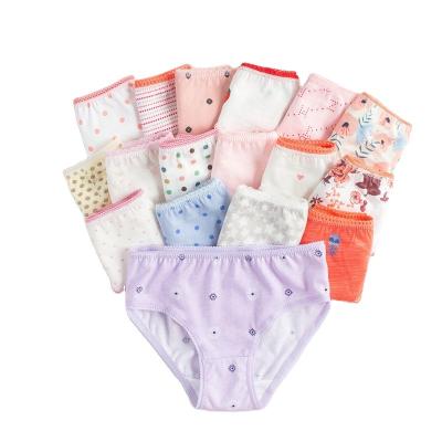 China 24pcs/Lot Cotton/Bamboo Fiber Cotton Girls Briefs Kids Underwear Triangle Panties Kids Briefs 2-12Years for sale