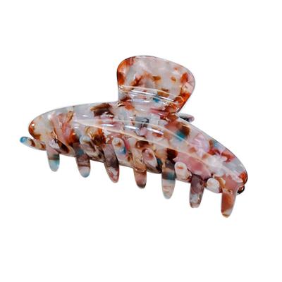 China 1 Acetate Large Leopard Hair Claw Marble Print Vintage Hair Clip Hairpins Acrylic Headwear Hair Crab Sling for sale