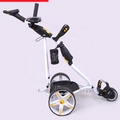 China Power Off- letting lithium battery electric golf cart For 36 holes, plug in battery system and smart charger with two sports freewheels for sale