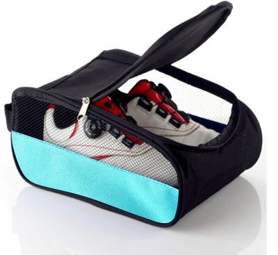 China Custom Logo Sports Golf Sneaker Storage Dustproof Portable Zippered Shoe Pouch Travel Bag GA08 for sale