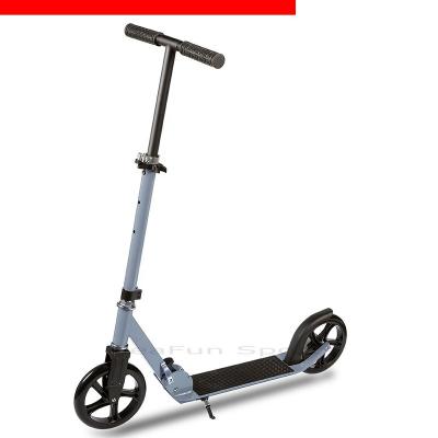 China Brand new youth kick scooter with 200mm two big wheels, smooth ride and foot disc brake. Manufacturer Directly Price for sale