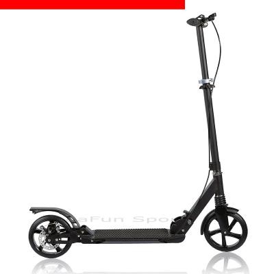 China Hot Selling Cheap Youth Two 200mm Big Wheel Folding Adult Kick Scooter Manufacturer Chinese With Dual SUSPENSION And Smooth Kick Scooter for sale