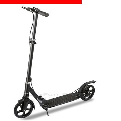 China 2022 New Youth Kick Scooter With Both Front And Rear Suspension, 200mm Big Wheels, Disc Hand Brake Suit For Tarmac Road for sale