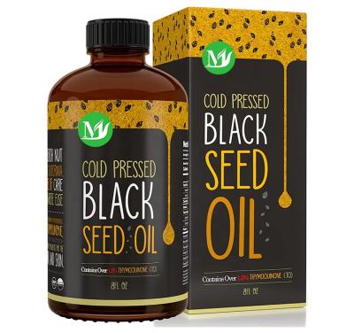 China Health Care OEM/ODM 100% Liquid Pure Egyptian Black Seed Oil Organic Black Seed Oil 250ml Cold Pressed for sale