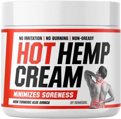 China Wholesale Price Organic Hemp Cream Muscle Pain Relief Pain Cream 120g Hemp Cream for sale