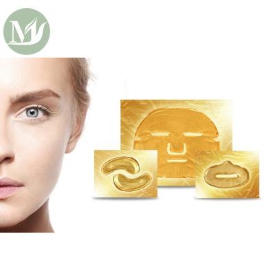 China Hot Selling Anti-Puffiness Sheet Mask Moisturizing Face Mask Collagen Skin Care 24k Gold Hydration Face Mask for sale