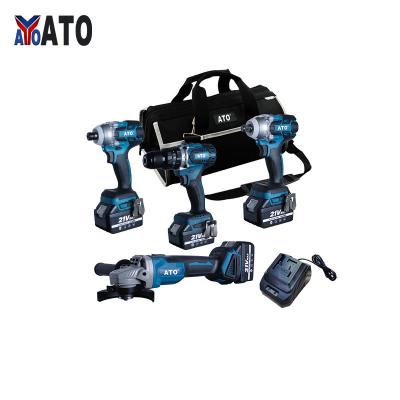 China ATO Power Tools N in one discouunt DC motor 3.0Ah 4.0Ah 5.0Ah CE, GS makita kit 15 combo tools CB2004 for sale